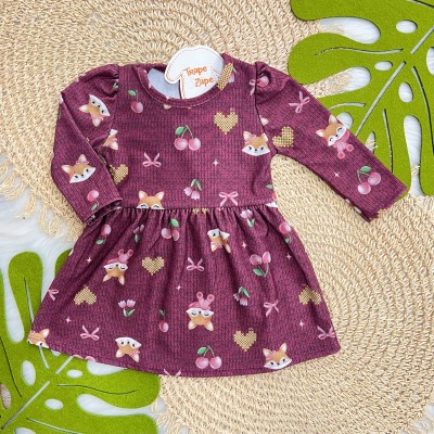 Vestido Raposinha e Frutinhas - Uva